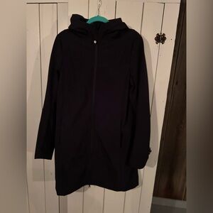 lululemon athletica Black Hooded Trench Coat